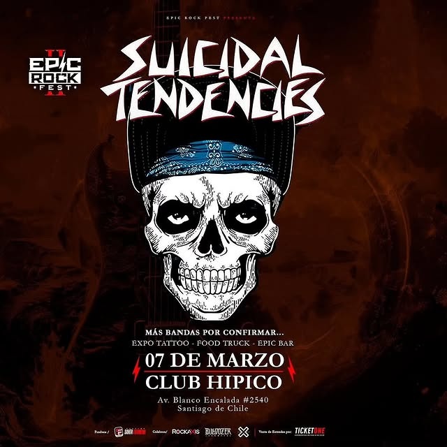 Suicidal Tendencies confirma su regreso a Chile